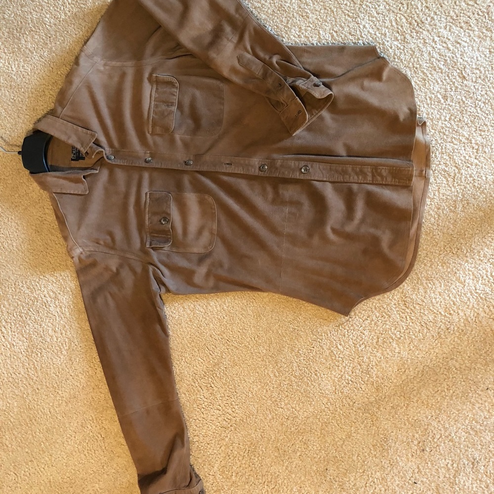 Suede shirt